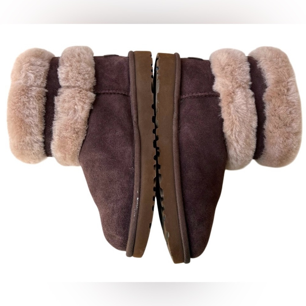 UGG Fluff Mini Belted Boot for Women Size 6 - Picture 3 of 7